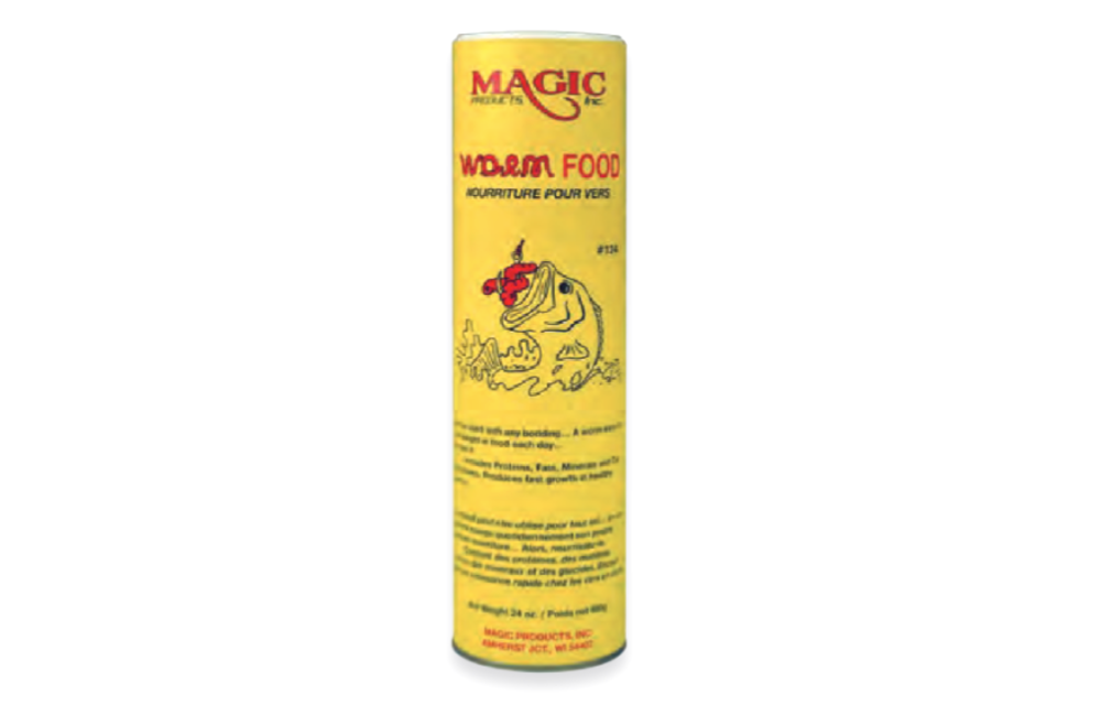 Magic 124 Worm Food 24oz Canister