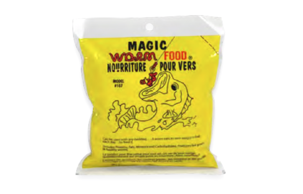 Magic 107 Worm Food 12oz Bgs - Black Sheep Sporting Goods