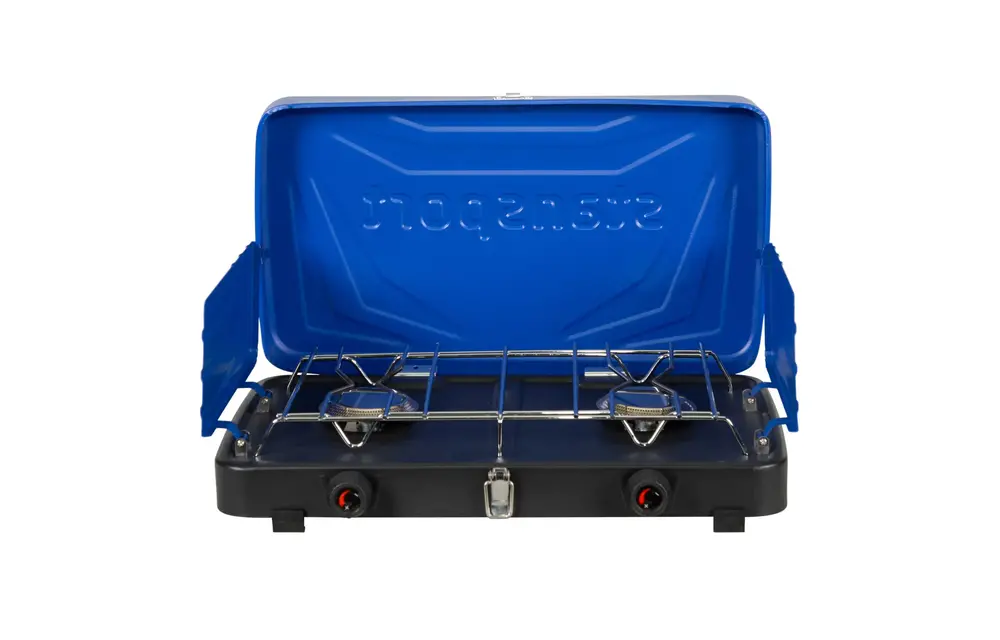 2 BURNER PROPANE STOVE - BLUE