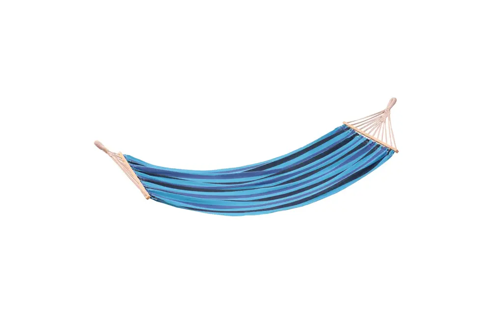 BAHAMAS COTTON HAMMOCK - SINGLE - 78 IN X 37 IN- BLUE