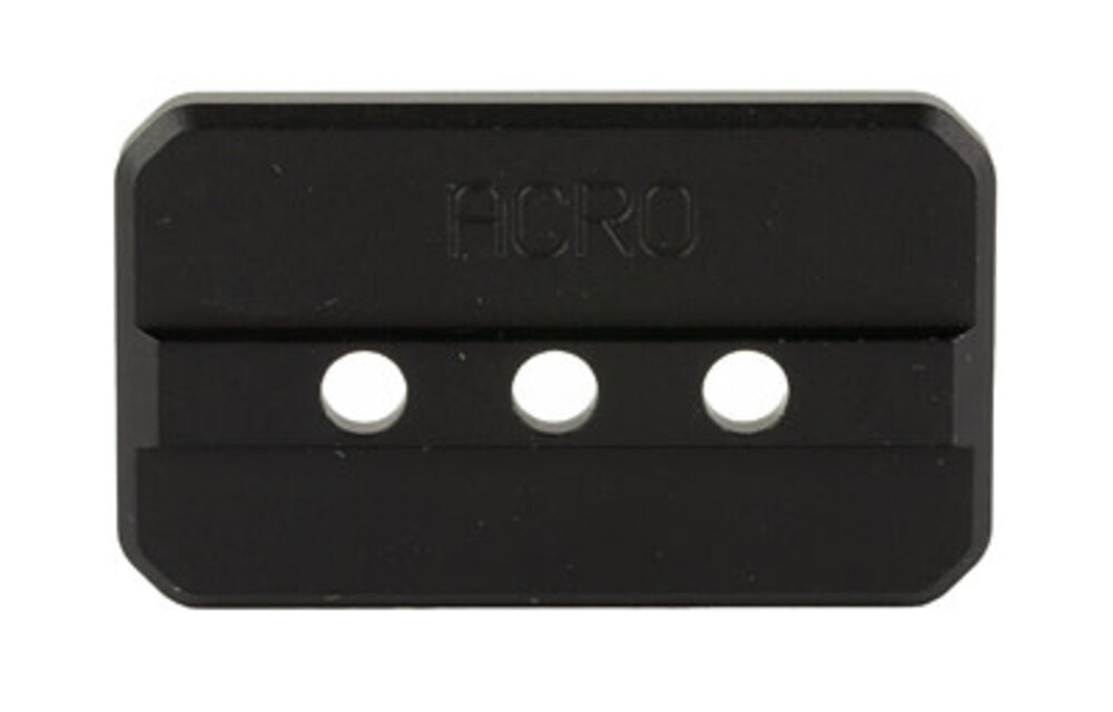 Unity Tactical, FAST, Offset Optic Mounting Plate, 2.05" Optical Height, Compatible with UNITY LPVO Mount and Adapter, ACRO Footprint, Anodized Finish, Black