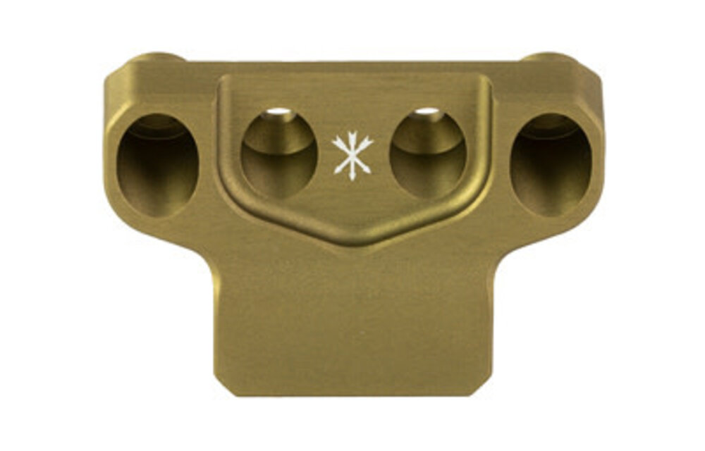 Unity Tactical, FAST, Offset Optic Adapter, 2.05" Optical Height, Compatible with UNITY LPVO Mounts, Requires UNITY Optic Specific Plates, Anodized Finish, Flat Dark Earth