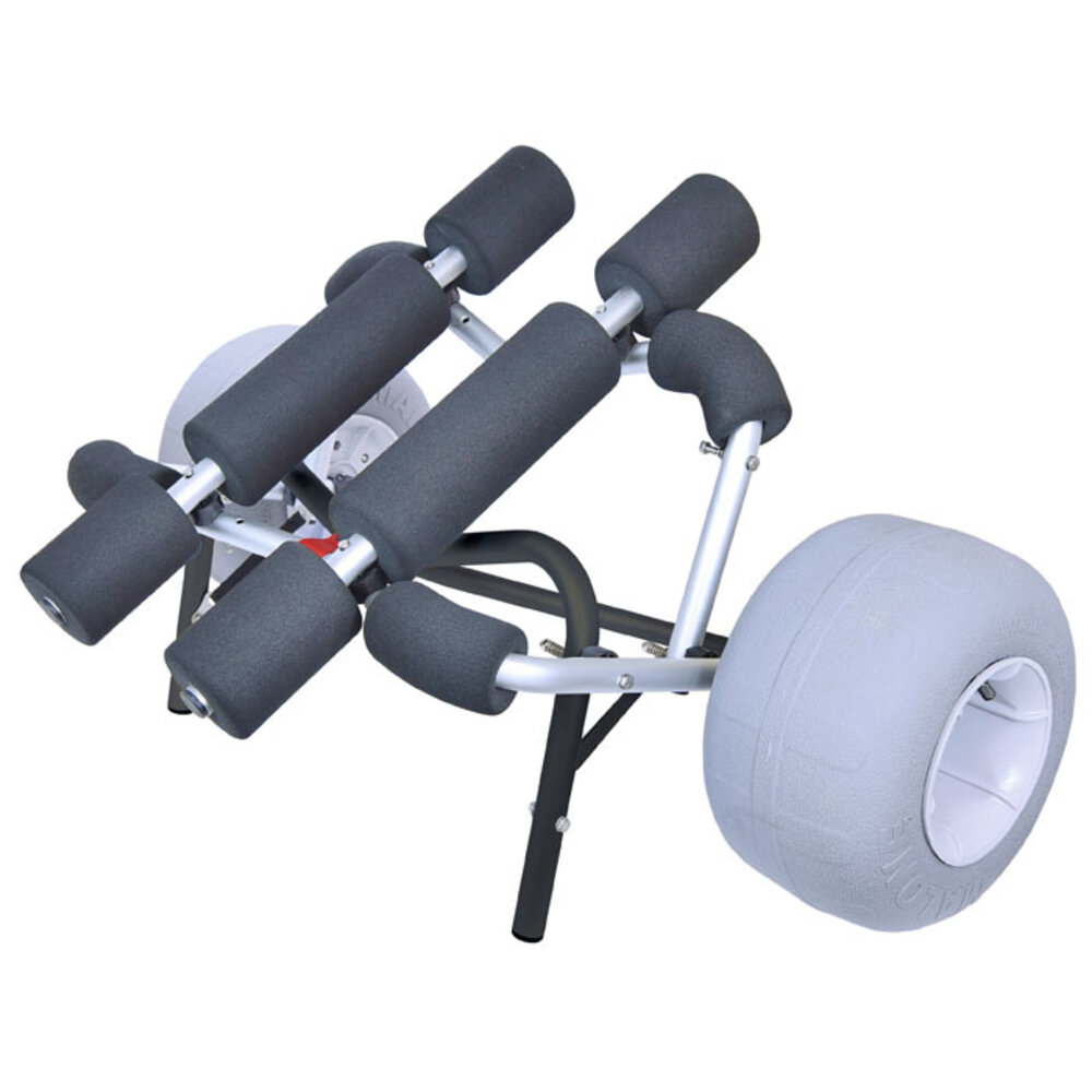 Wide Trak SB Large Kayak/ Canoe cart w/bunks and balloon wheels Black