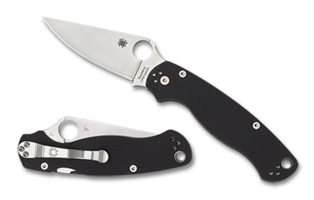 PARA MILITARY 2 BLACK G-10 PLAINEDGE