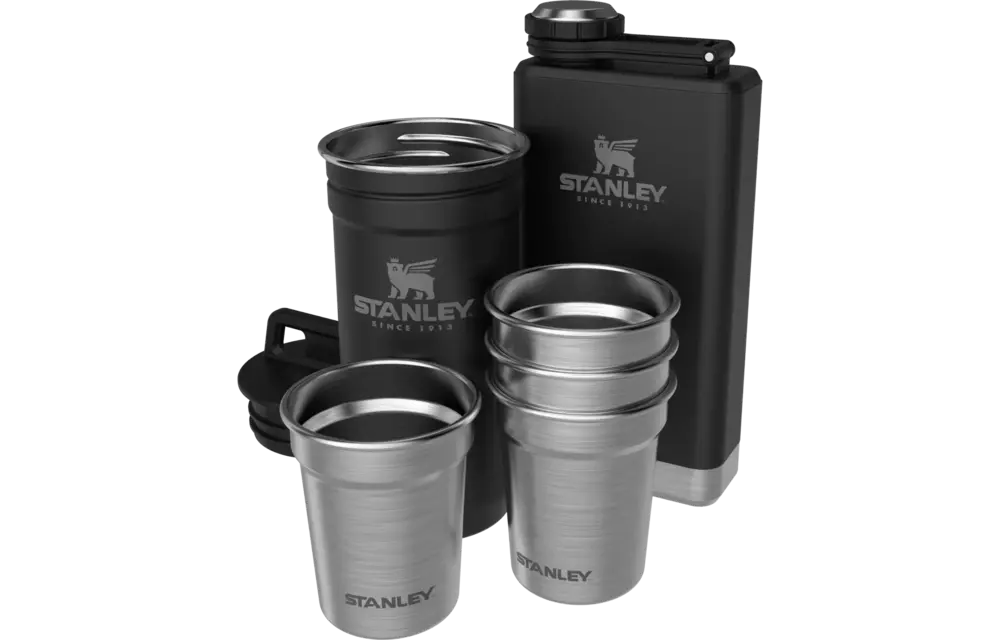 The Pre-Party Shot Glass Set - Matte Black