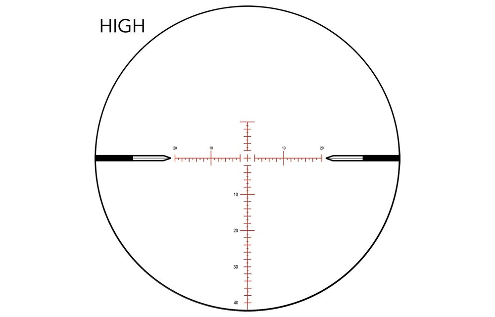 NX8 - 2.5-20X50mm F1 - ZeroStopTM - .250 MOA - DigIllumTM - PTL - MOARTM
