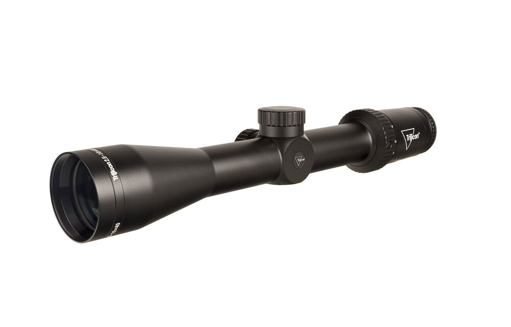 Huron® 2.5-10x40 Riflescope BDC Hunter Holds, 30mm Tube, Satin Black, Capped Adjusters