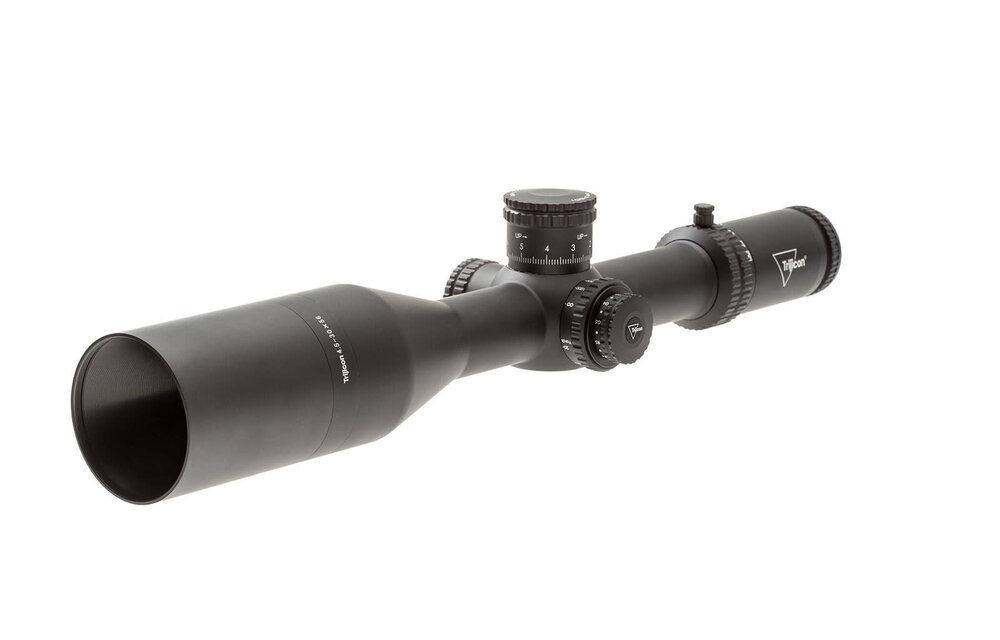 Tenmile 4.5-30x56 FFP Long-Range Riflescope w/ Red/Green MOA Precision Tree, 34mm Tube, Matte Black, Exposed Elevation Adjuster w/ Return to Zero Feature
