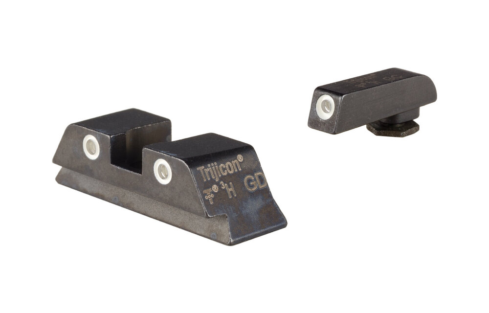 Trijicon Bright & Tough™ Night Sight Set — for Glock® Models 17, 17L, 19, 22, 23, 24, 25, 26, 27, 28, 31, 32, 33, 34, 35, 37, 38 and 39