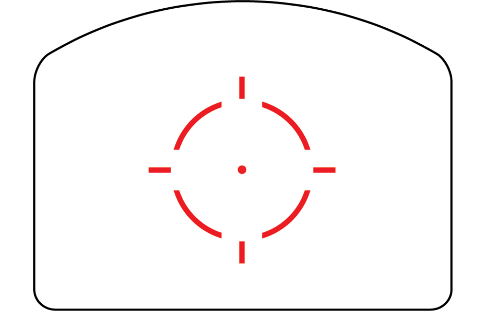 Trijicon RMR® HD 55 MOA Adjustable LED Reticle w/ 1.0 MOA Red Dot