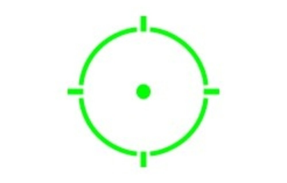 AEMS-CORE-120101 Green 2MOA Dot, Cast Aluminum, Enclosed, Shake Awake, Rifle