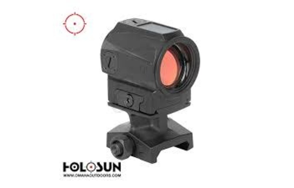SCRS-RD-MRS Red Multi-Reticle, 7075 Aluminum, Enclosed, Solar Charging, Compact Tube, Rifle