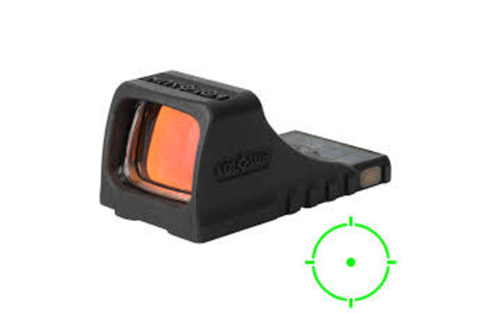 SCS-M-GR Green Multi-Reticle, Titanium, Solar Charging, MOS Pistol Cut