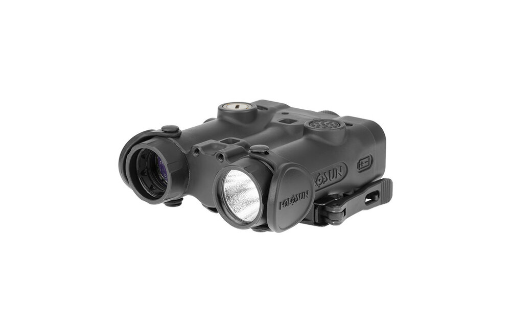 LE420-GR Green & IR Laser, IR Illuminator, White Light, Titanium Housing, Rifle