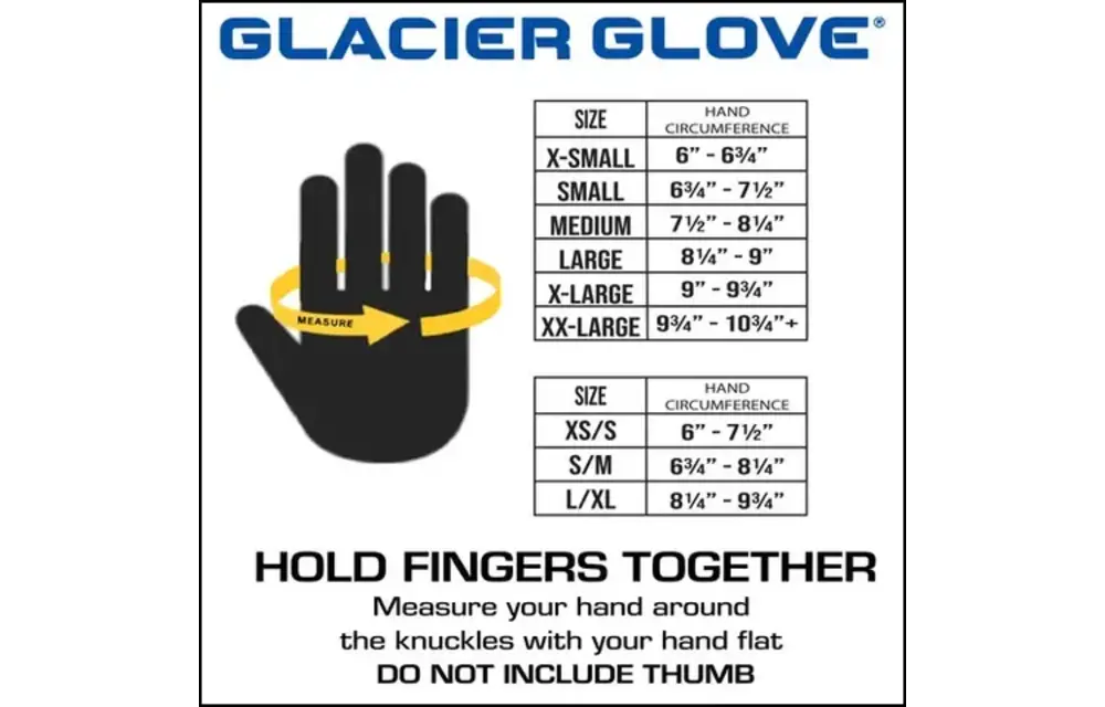 GLACIER KENAI BASIC NEOPRENE GLOVES - SM
