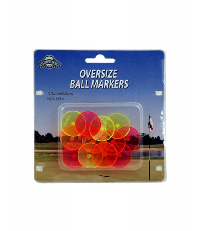 On-Course OVERSIZE NEON BALL MARKERS