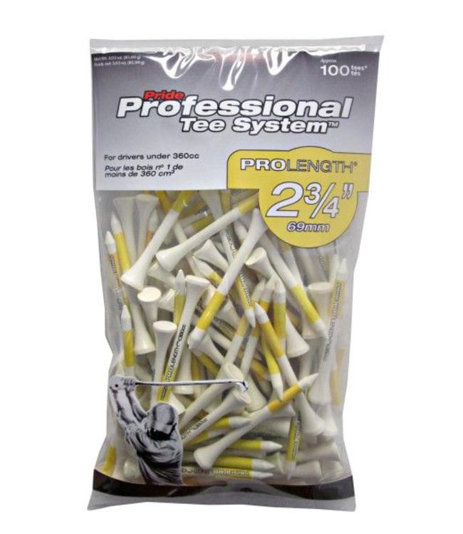 Pride-Sports PTS GOLF TEES 2 3/4'' PROLENGTH 100 PACK WHITE