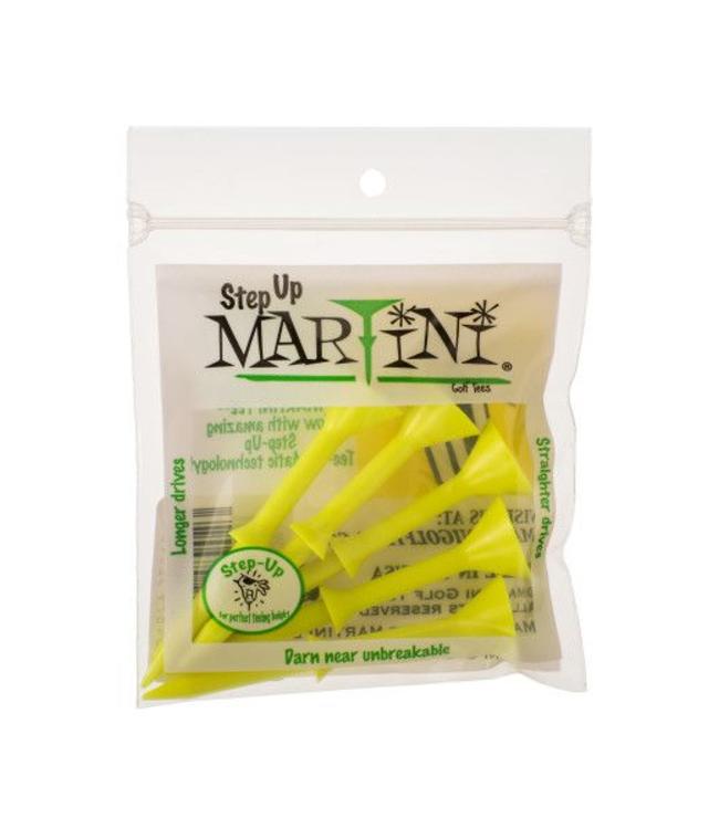 Martini-Golf-Tees MARTINI STEP TEE 5PK YELLOW