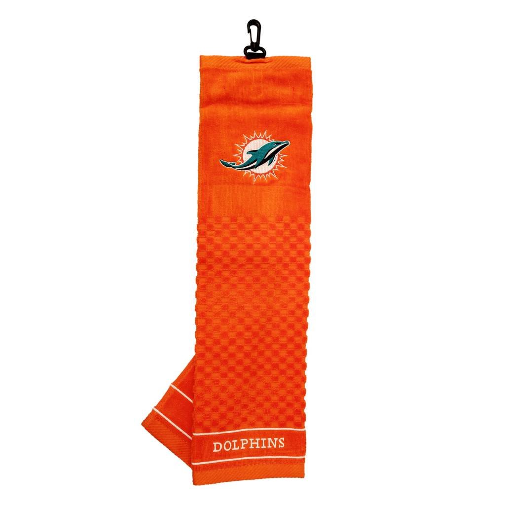 MIAMI DOLPHINS Embroidered Golf Towel  Golf Warehouse Atlanta - Golf  Warehouse Atlanta