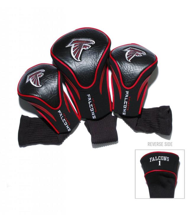 ATLANTA FALCONS 3 Pack Contour Golf Head Covers