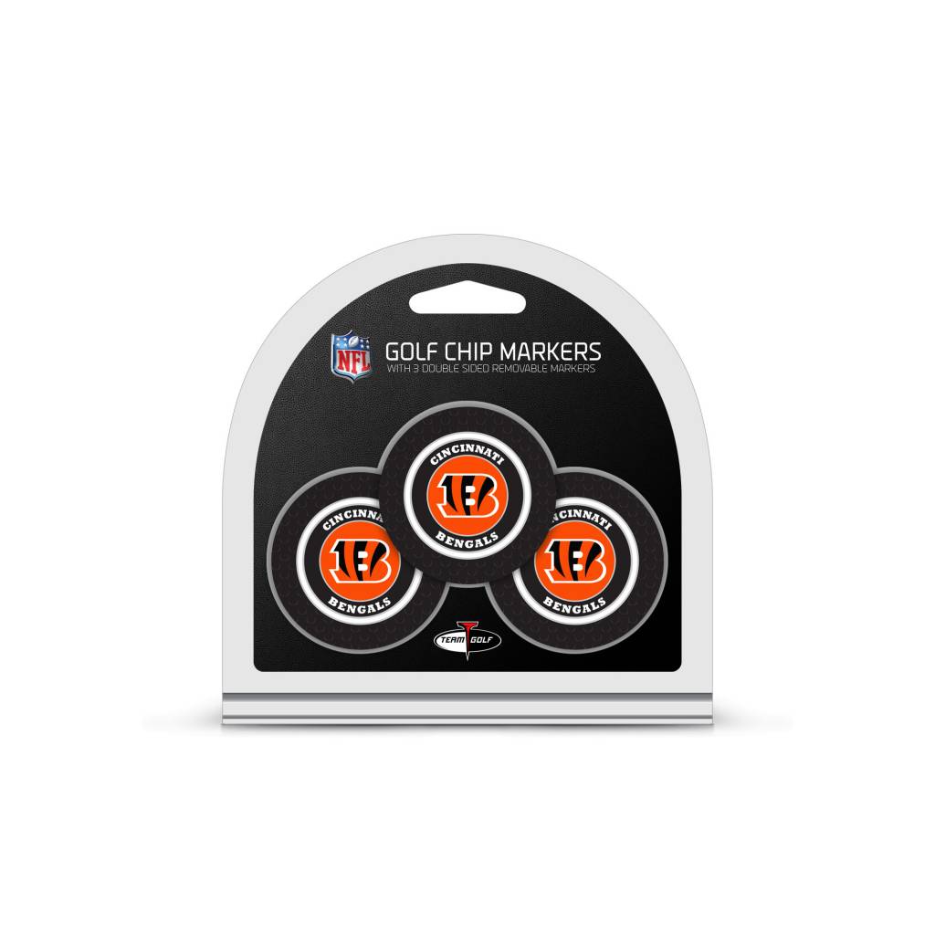 CINCINNATI BENGALS 3 Pack Golf Chip Ball Markers  Golf Warehouse Atlanta -  Golf Warehouse Atlanta