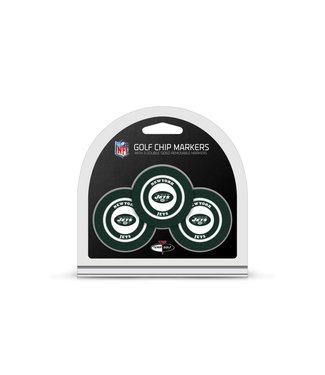 Team Golf NEW YORK JETS 3 Pack Golf Chip Ball Markers
