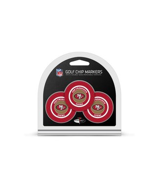Team Golf SAN FRANCISCO 49ERS 3 Pack Golf Chip Ball Markers