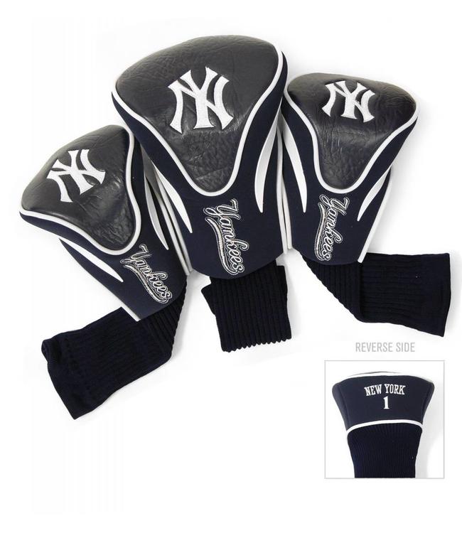 Lids New York Yankees 3-Pack Contour Golf Club Head Covers