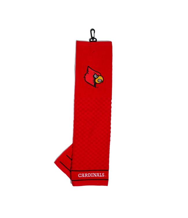 LOUISVILLE CARDINALS Embroidered Golf Towel