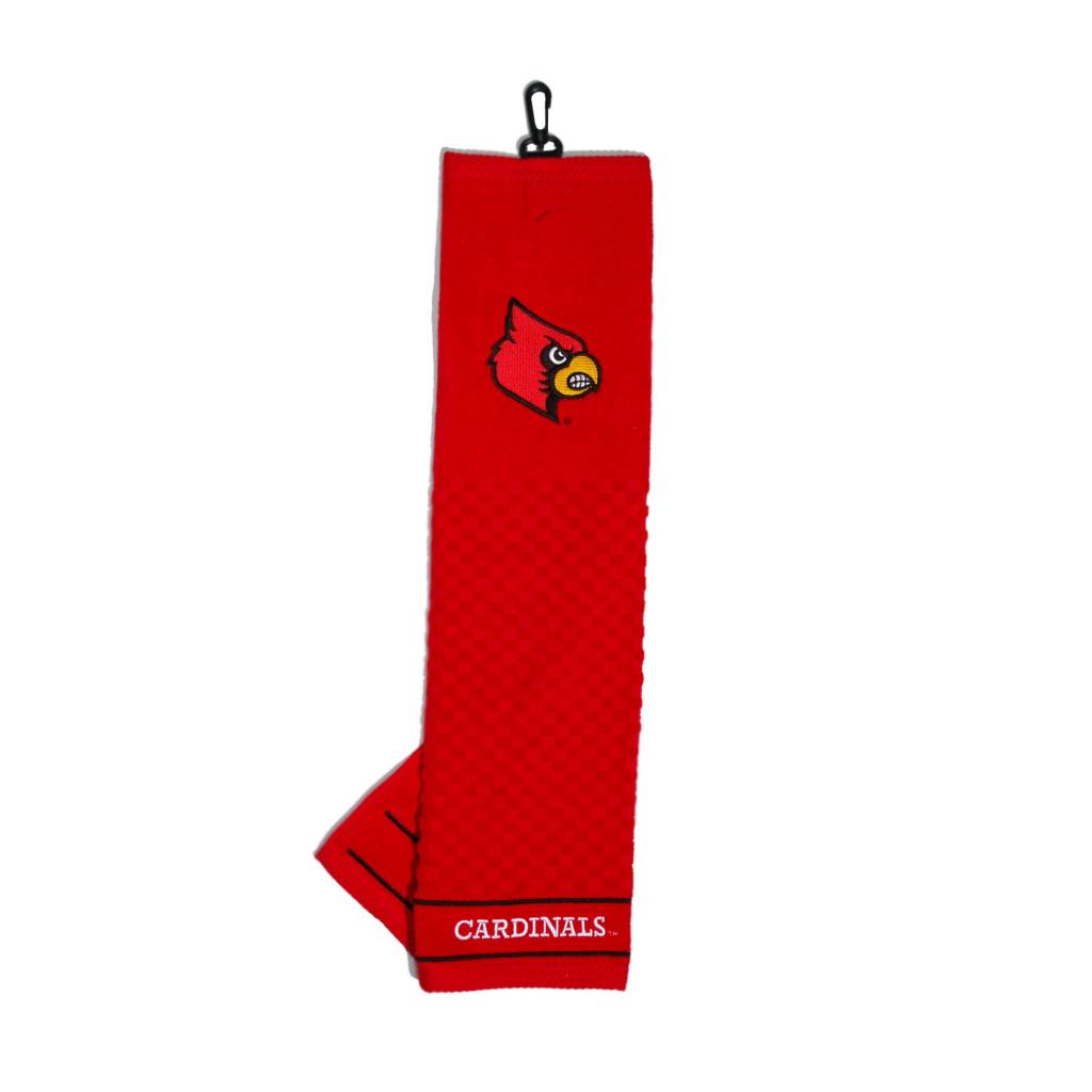 Louisville Cardinals Embroidered Towel Golf Gift Set