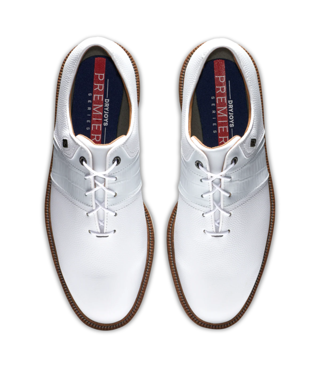 Footjoy DRYJOYS PREMIERE SERIES PACKARD 53908 WHITE