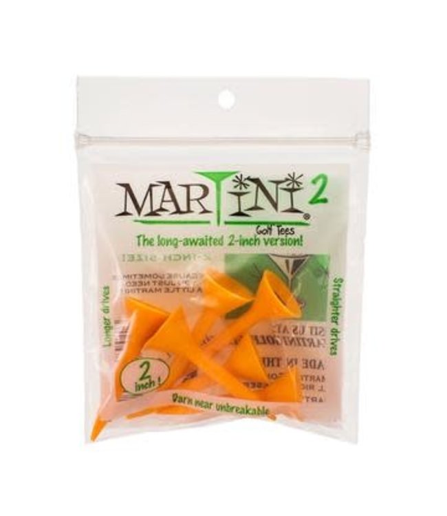 Martini-Golf-Tees MARTINI TEE 5PK 2" ORANGE