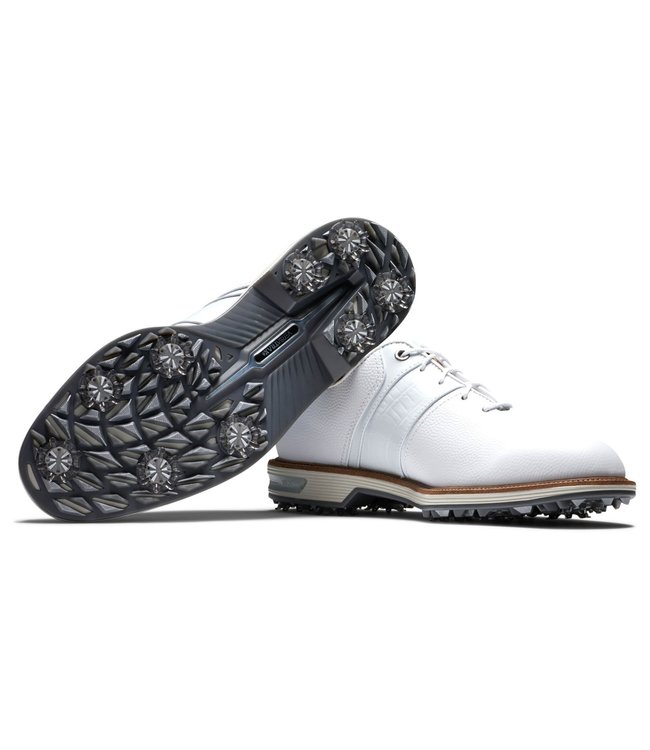 Footjoy DRYJOYS PREMIERE SERIES PACKARD 53908 WHITE WIDE