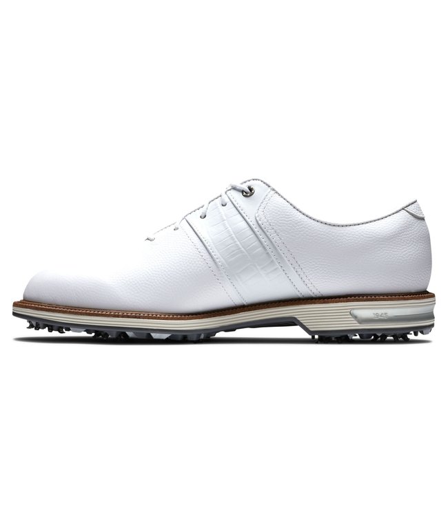 Footjoy DRYJOYS PREMIERE SERIES PACKARD 53908 WHITE WIDE