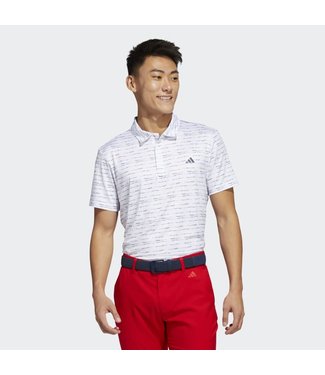 Adidas Adidas Stripe Zip Golf Polo