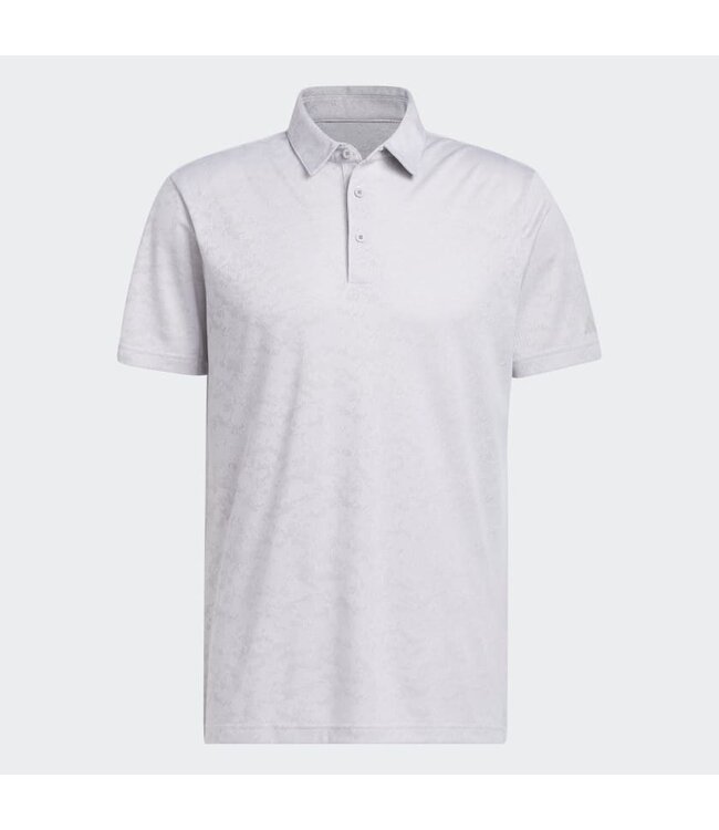 Adidas Textured Jacqaurd Polo Golf Shirt