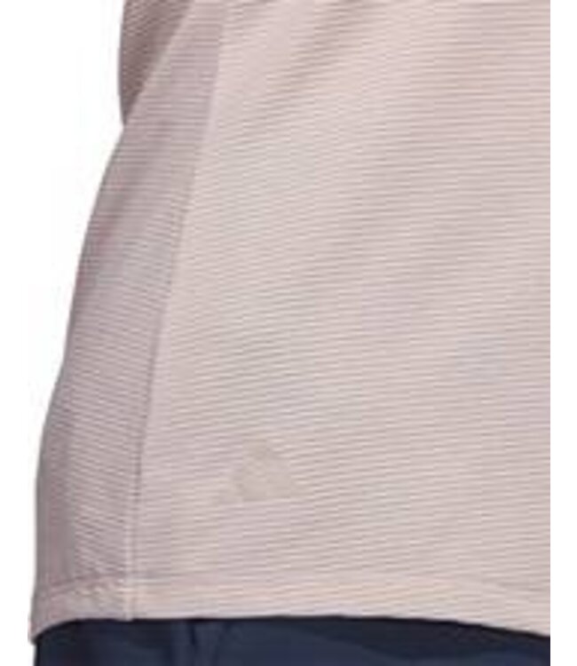 Adidas WOMENS TWO-COLOR OTTOMAN SLEEVELESS GOLF POLO SHIRT