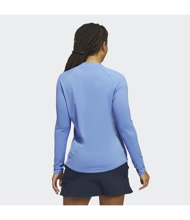 Adidas WOMENS QUARTER-ZIP LONG SLEEVE GOLF POLO