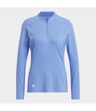 Adidas Adidas WOMENS QUARTER-ZIP LONG SLEEVE GOLF POLO