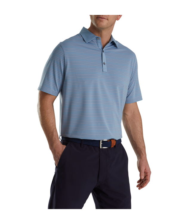 FOOTJOY Trio Stripe Lisle Self Collar