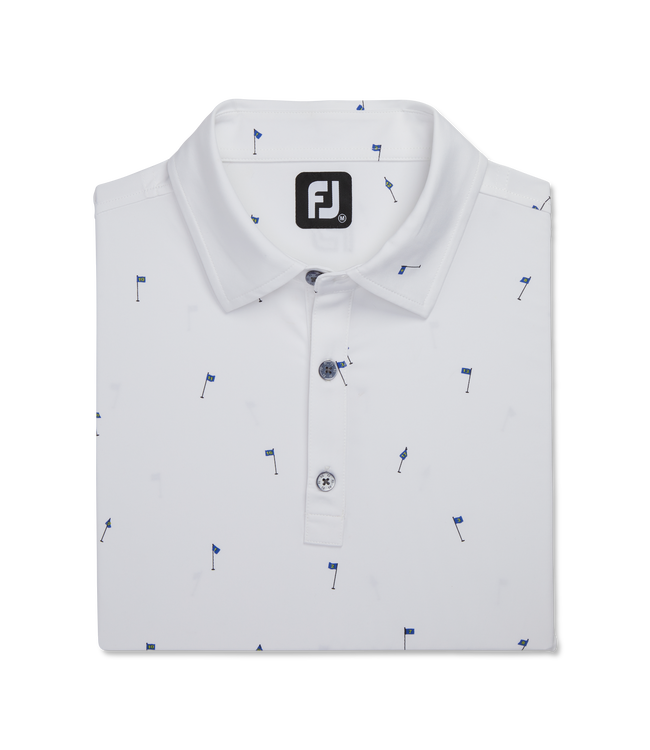 FOOTJOY 18 Holes Print Lisle Self Collar