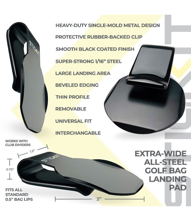 Monument-Golf STICK IT GOLF BAG METAL LANDING PAD