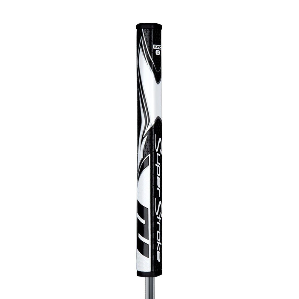 SuperStroke Traxion Flatso 17 - Impugnatura per mazze da golf, unisex, 100 g, colore: Bianco/Rosso/Blu