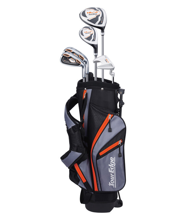 HL-J 5-8 ORANGE 5-CLUB SET W/BAG LEFT HAND