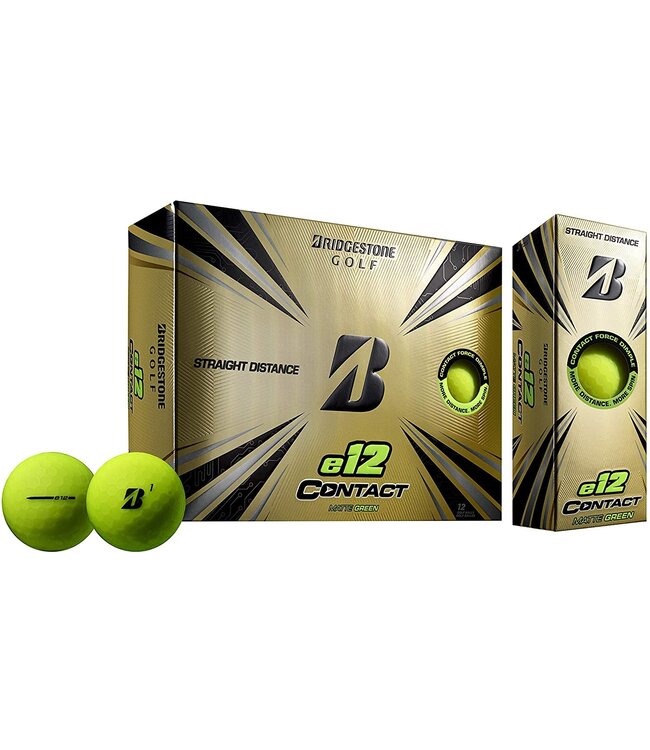 BRIDGESTONE e12 CONTACT GOLF BALL MATTE GREEN