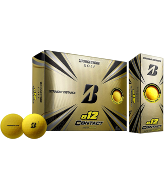 Bridgestone BRIDGESTONE e12 CONTACT GOLF BALL MATTE YELLOW