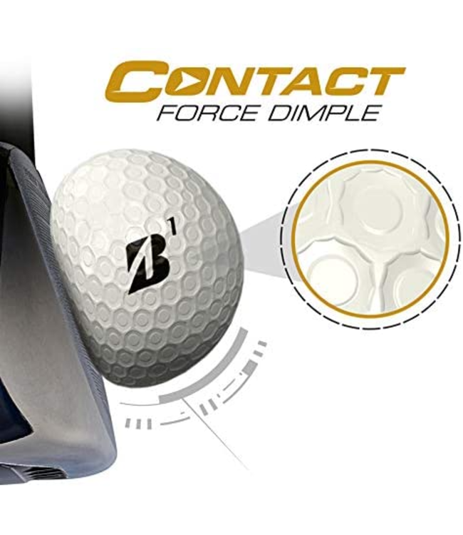 BRIDGESTONE e12 CONTACT GOLF BALL MATTE YELLOW