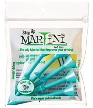 Martini Golf Tees MARTINI STEP TEE 5PK AQUA