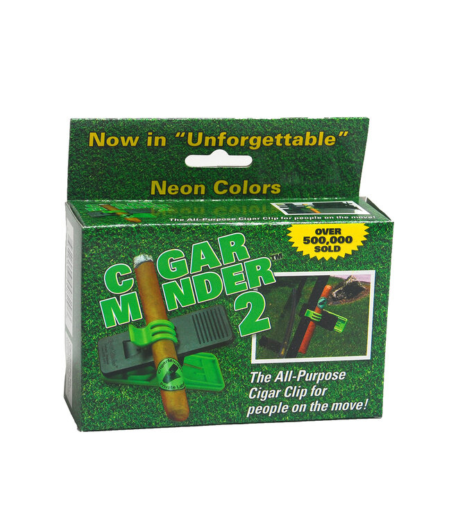 CIGAR MINDER NEON GREEN