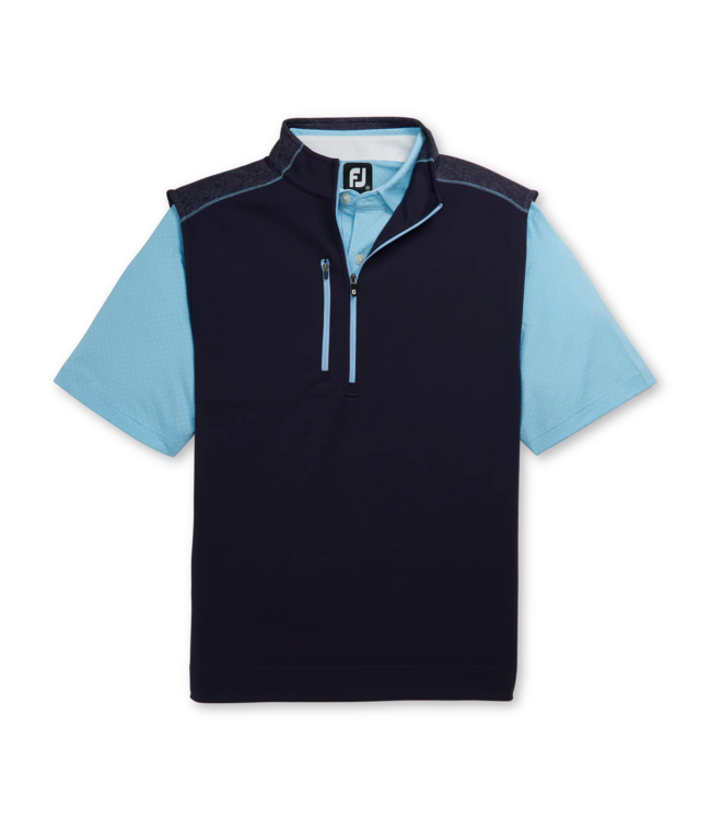 FOOTJOY 1/4 ZIP HEATHER BLOCKED VEST